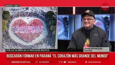 Buscar&aacute;n formar en Paran&aacute; "El coraz&oacute;n mas grande del mundo" este s&aacute;bado en Bajada Grande